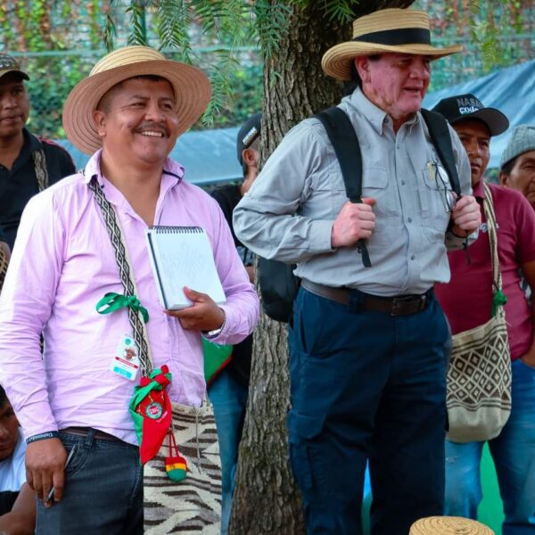 Las Asociaciones indígenas deTierradentro junto a las autoridades y comunidad hacen parte de la minga en la ciudad de Bogotá