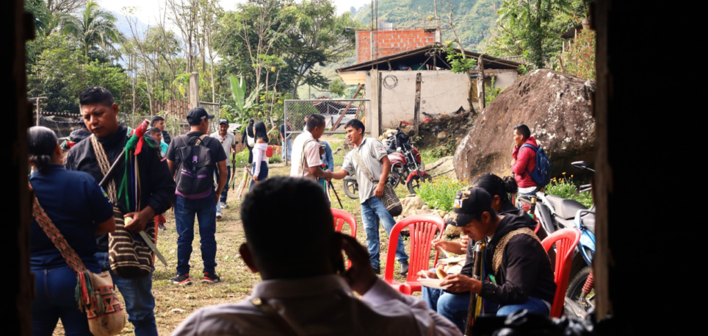 Autoridades tradicionales de Páez en el espacio de carácter político organizativo 2026.